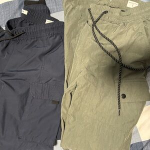 Navy and Olive PacSun Jogger Pants